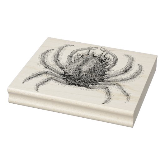 Vintage Crab Rubber Art Briefmarke Gummistempel (Stempel)