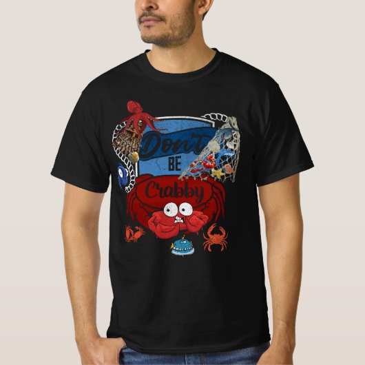 Vintage Crabby Sommerreise T-Shirt (Vorderseite)