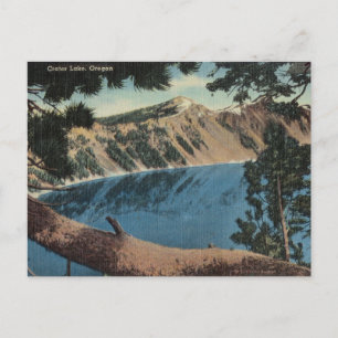 Vintage, Crater Lake, Oregon Postkarte