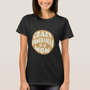 Vintage Crazy Spitz Mama für Hunde Liebhaber T-Shirt