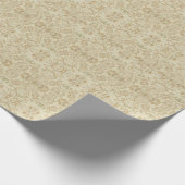 Vintage Creams Floral Gift Wrapping Paper Geschenkpapier (Ecke)