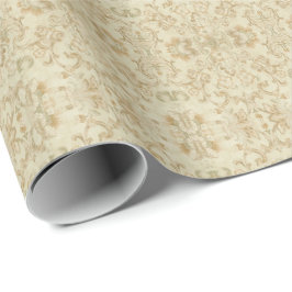 Vintage Creams Floral Gift Wrapping Paper Geschenkpapier