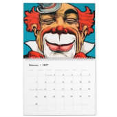 Vintage Creepe-Clowns-Kalender Kalender (Feb 2027)