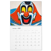 Vintage Creepe-Clowns-Kalender Kalender (Jan 2027)