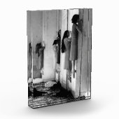 Vintage Creepie besessen Frauen Postkarte Fotoblock (Links)