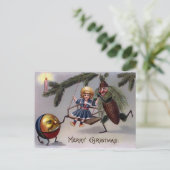 Vintage Creepie Viktorianisch Postkarte (Stehend Vorderseite)