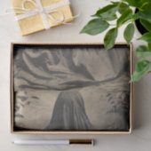 Vintage Creepy Veiled Woman Decoupage Seidenpapier (Geschenk)