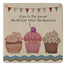 Vintage Creme Cupcakes Zitat Bunting Rustikaler St