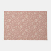 Vintage Creme Florals - Elegante Romantik Fußmatte (Vorderseite)