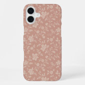 Vintage Creme Florals - Elegante Romantik iPhone Hülle (Rückseite)