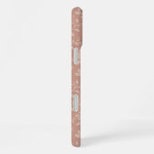 Vintage Creme Florals - Elegante Romantik iPhone Hülle (Rechte Seite)