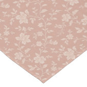 Vintage Creme Florals - Elegante Romantik Kurzer Tischläufer (Ecke)