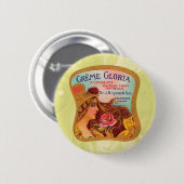 Vintage Creme Gloria Vanishing Hautcreme Button (Vorne & Hinten)