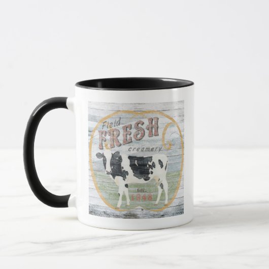Vintage Creme Kuh Tasse (Links)