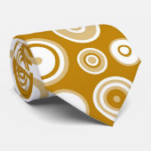 Vintage Creme, weiße Fünfzig Abstrakte Kunst Krawatte (Gerollt)