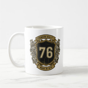 Vintage Crest Hergestellt 1976 Hochwertiges Design Kaffeetasse