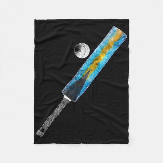 Vintage Cricket Hamas Flag Hamians Pride  Fleecedecke (Vorderseite)