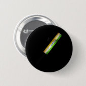 Vintage Cricket Indien-Flagge Indischer Stolz Button (Vorne & Hinten)