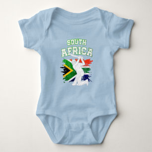 Vintage Cricket-Weltauswahl-Geschenk Baby Strampler