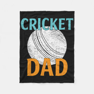 Vintage-Cricketspieler-Vater-Geschenke Lustige Spo Fleecedecke