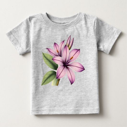 Vintage crocus baby t-shirt (Vorderseite)
