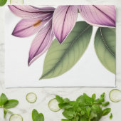 Vintage Crocus Geschirrtuch (Gefaltet)