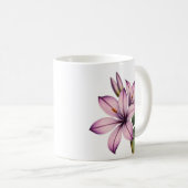 Vintage crocus kaffeetasse (VorderseiteRechts)