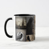 Vintage Crow-Auflistung Tasse (Links)