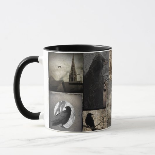 Vintage Crow-Auflistung Tasse (Links)