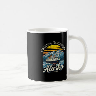Vintage Cruisin Zusammen Alaska 2025 Freund Famili Kaffeetasse