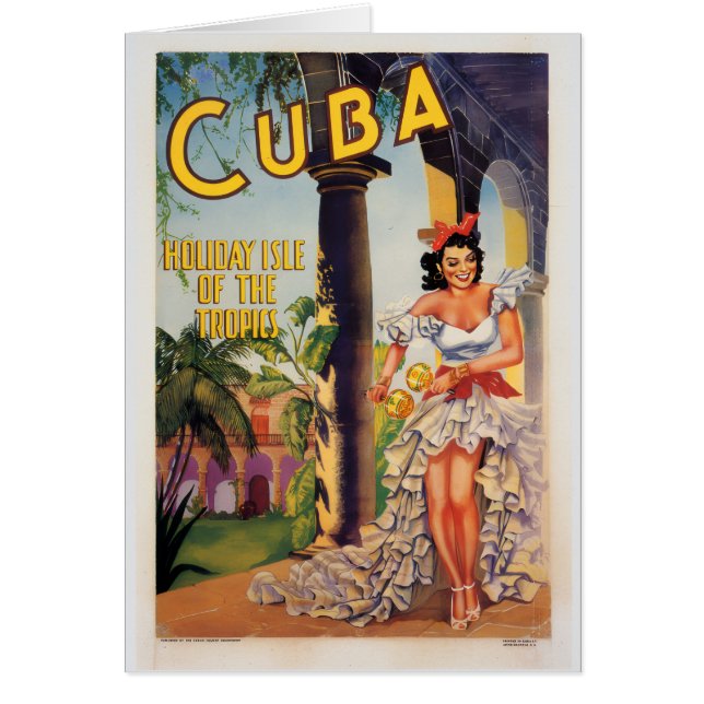 Vintage Cuban Tourist Commission Tropics Travel (Vorne)