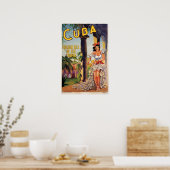 Vintage Cuban Tourist Commission Tropics Travel Poster (Küche)