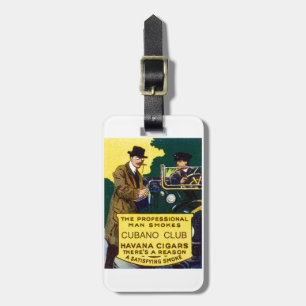 Vintage Cubano Club Zigarren Gepäckanhänger