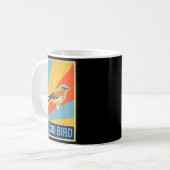 Vintage Cuckoo Bird T Shirt  Kaffeetasse (Vorderseite Links)