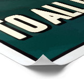 Vintage Cunard Line Ocean Liner Travel Poster (Ecke)