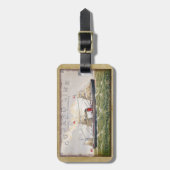 Vintage Cunard Linie königliche Post-Dampfer Gepäckanhänger (Vorderseite vertikal)