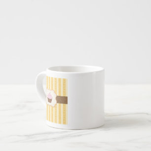 Vintage-Cupcake-Hintergrund Espressotasse