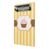 Vintage-Cupcake-Hintergrund Mini Klemmbrett (Gewinkelt2)