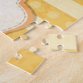 Vintage-Cupcake-Hintergrund Puzzle (Seite)