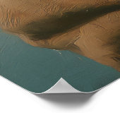 Vintage Cupid Angel  Poster (Ecke)