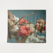 Vintage Cupid Engel Wandteppich (Vorderseite (Horizontal))