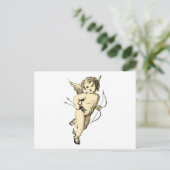 Vintage Cupid-Illustration Postkarte (Stehend Vorderseite)