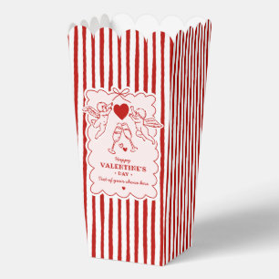Vintage-Cupid-Kritzeleien Valentinstag-Party Geschenkschachtel