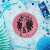 Vintage Cupid Paper-Teller Pappteller (Party)
