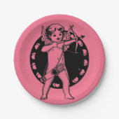 Vintage Cupid Paper-Teller Pappteller (Vorderseite)