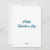 Vintage Cupid und Rose Feiertagskarte (Rückseite)