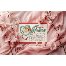 Vintage-Cupid-Valentinskarte