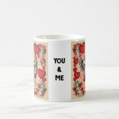 Vintage Cupide-Liebe Kaffeetasse (Mittel)