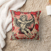 Vintage Cupide-Liebe Kissen (Decke)