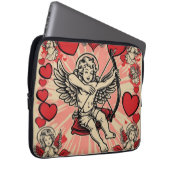 Vintage Cupide-Liebe Laptopschutzhülle (Vorne Rechts)